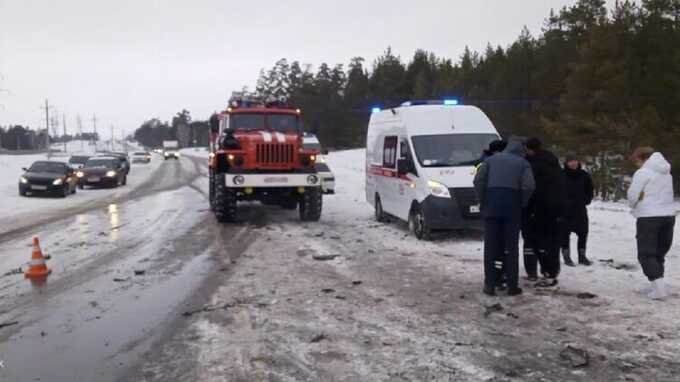 Под Самарой легковушка влетела в грузовик на встречной полосе, погибли 7 человек