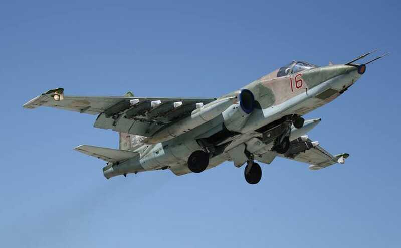 Россия потеряла очередной бомбардировщик Су-25