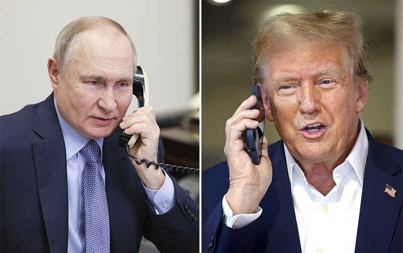 Путин провел телефонный разговор с Трампом, который длился почти час
