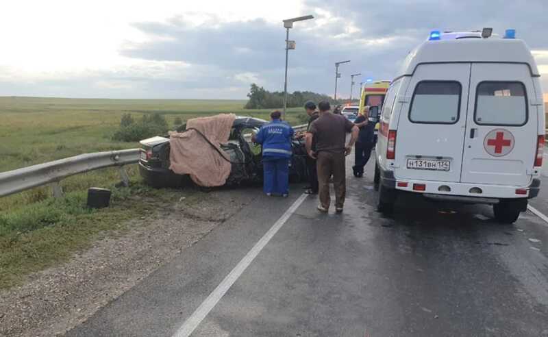 Под Волгоградом произошло крупное ДТП с участием грузовиков, в результате которого погибли двое детей