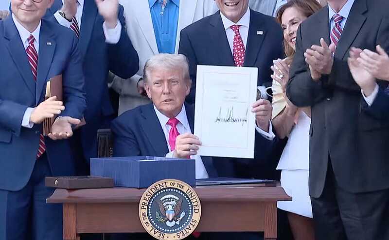 Церемония подписания «Большого Красивого Билля» Трампа Дональда прошла в Белом доме